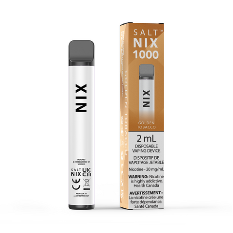 NIX 1000 Disposable - Golden Tobacco (10/pack)