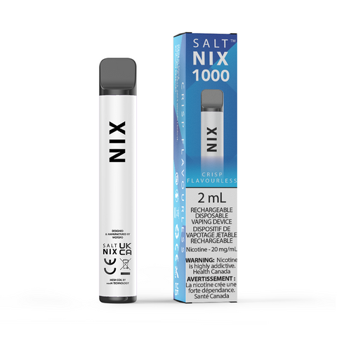 NIX 1000 Disposable - Crisp Flavourless (10/pack)