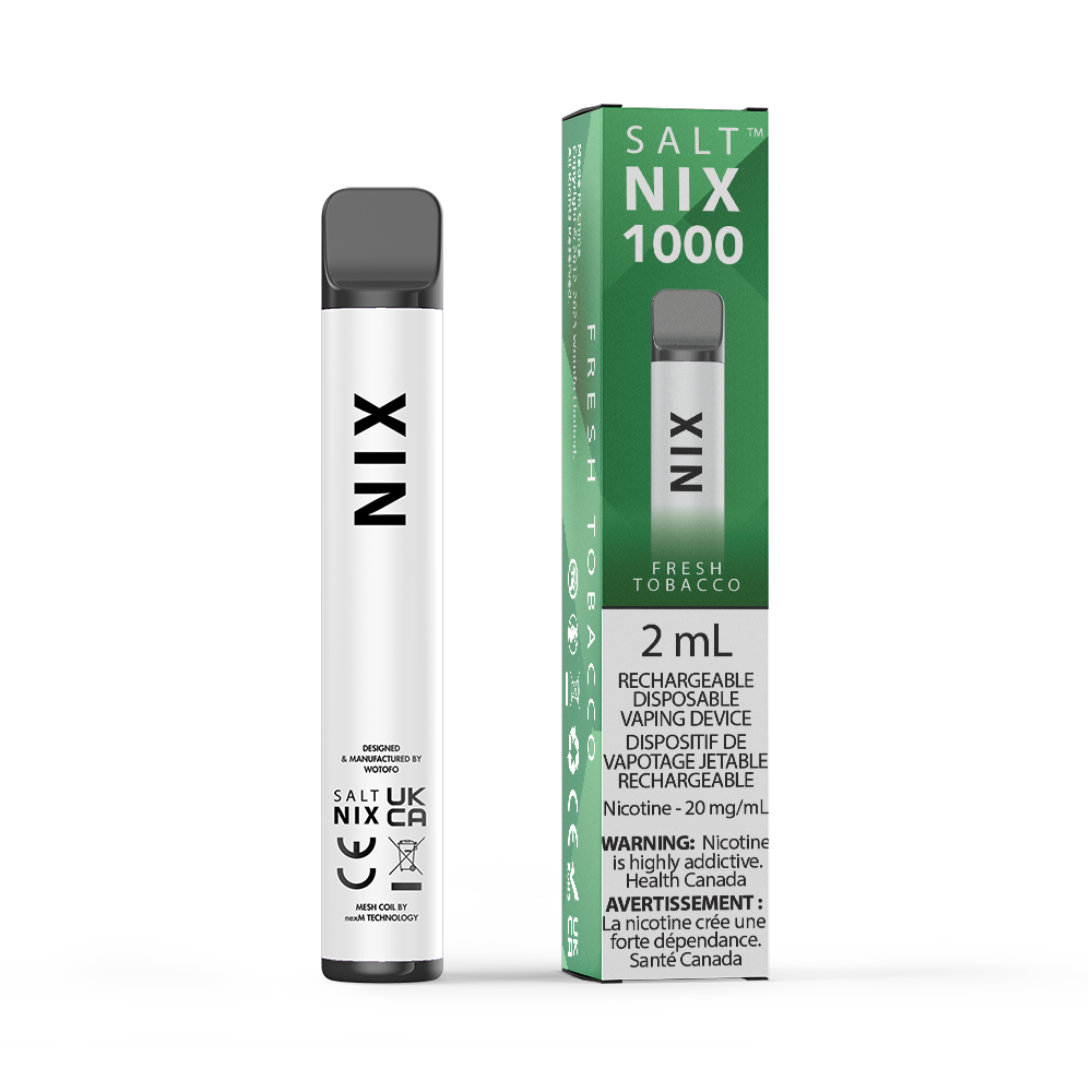 NIX 1000 Disposable - Fresh Tobacco (10/pack) Canada