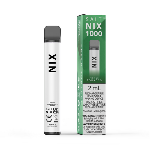 NIX 1000 Disposable - Fresh Tobacco (10/pack)