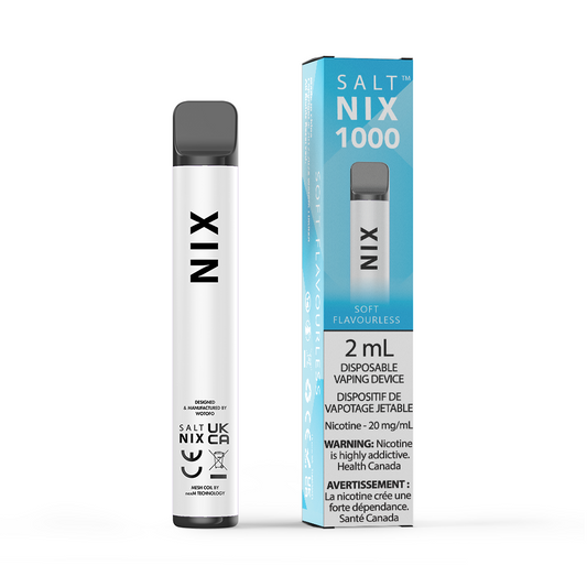 NIX 1000 Disposable - Soft Flavourless (10/pack) Canada